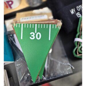 Football-Themed Pennant Banner With Jute Twine